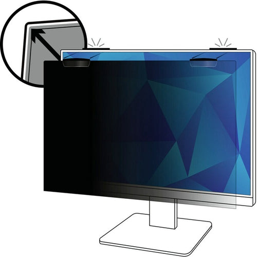 3M Privacy Filter for 24in Full Screen Monitor with COMPLY™ Magnetic Attach, 16:9, PF240W9EM 3M Privacy Filter for 24in Full Screen Monitor with COMPLY™ Magnetic Attach, 16:9, PF240W9EM